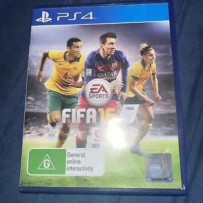 FIFA 16 Sony PlayStation 4 PS4 Game PAL Free Postage • $14.95