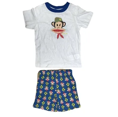 £14.99 • Buy Paul Frank Baby Toddlers Boys White Blue Pyjama Set Age 2 3 Years Size New