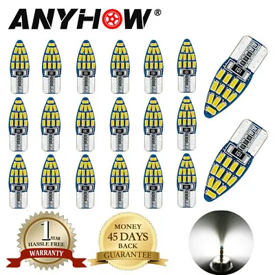 20X T10 White LED Interior Ceiling Dome Light Bulbs For RV Camper Motorhome Boat • $8.99