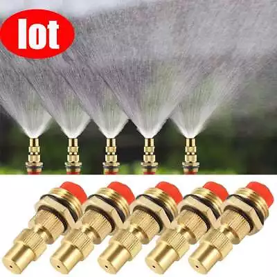 1/2  Adjustable Spray Nozzle Atomizing Lawn Misting Sprinkler Patio Gardening • $11.40