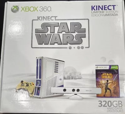 Microsoft Xbox 360 320GB Kinect Star Wars Limited Edition Very Good Condition • $500