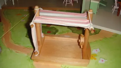 $99.99 • Buy Rare Pottery Barn Kids Wooden Wood Backyard Sandbox And Patio Set Dollhouse