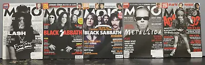 BLACK SABBATH Metallica ACDC Slash 5x MOJO Magazine Lot Set NO CDS USED Music • $2.95