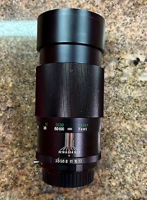 Vintage Vivitar Tele F=200mm 1:3.5 Auto Telephoto Camera Lens Excellent US Sell • $23.20