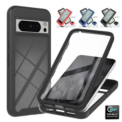 Anti-fall Full Body Phone Case For Google Pixel 7A 8 Pro Shockproof Hybrid Cover • £7.68
