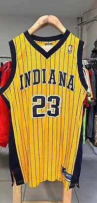 Ron Artest Meta World Peace Indiana Pacers Reebok Authentic Jersey 48 Rare NBA • $250