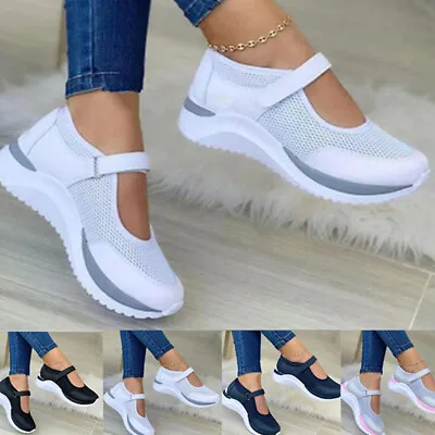 Ladies Summer Slingback Shoes Walking Womens Orthopedic Sandals Casual Loafers • £12.77