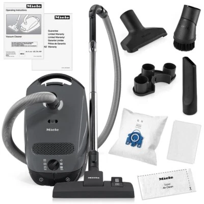 $279.20 • Buy Miele Classic C1 Pure Suction Canister Vacuum Cleaner + SBD 285-3 Rug/Floor Tool