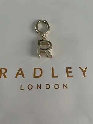 Radley Metal R Initial Keyring- Gold Colour New Without Tag-Free Postage RRP £15 • £11.99