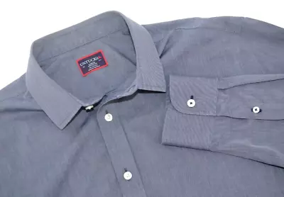 UNTUCKit Men's Wrinkle Free Long Sleeve Button Down Shirt LARGE Gray • $19.99