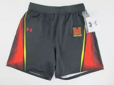 Under Armour NEW Showtime MARYLAND TERRAPINS Mens L Training Track Gym Shorts • $19.20