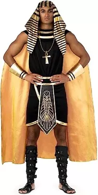 Mens Egyptian Pharaoh Costume & Gladiator Sandals - Fancy Dress - Used RRP £65 • £35