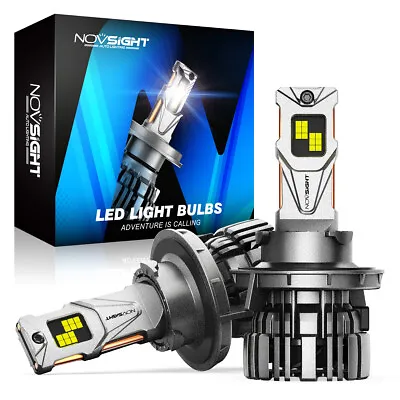 NOVSIGHT 140W 30000LM H13 LED Headlight Bulbs Kit Hi/ Lo Beam 6500k Super White • $37.99