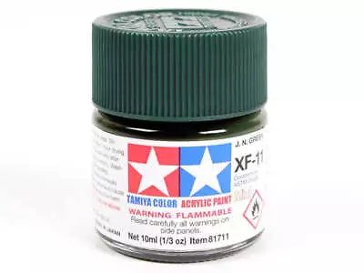 Tamiya XF-11 J.N. Green Mini Acrylic Paint - 10ml 81711 • £2.31