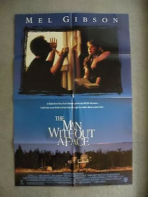 The Man Without A Face Mel Gibson Margaret Whitton 1993 27X41 Original Poster • $5.99