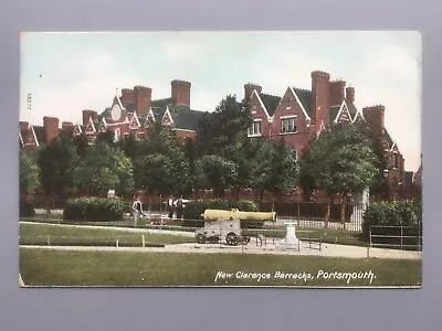 'New' Clarence Barracks In Museum Road Portsmouth C1906 (Wrench Series) Postcard • £2.99