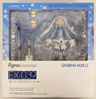 Max Factory Figma Vocaloid Snow Miku Fluffy Coat Ver. EX039 • $75