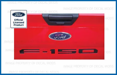 2019 Ford F150 Tailgate Inserts Decals Letters Indent Stickers - MATTE BLACK • $15.17