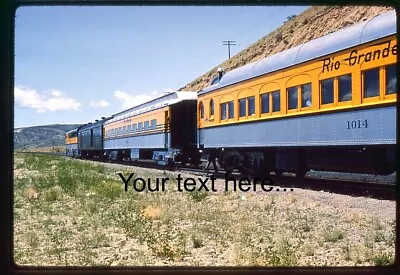 Vks168 Orig. Vintage Slide DRGW Passenger Train On 6-16-61 • $15.98