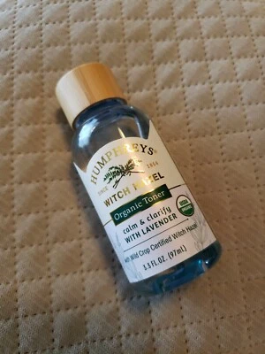$10 • Buy HUMPHREYS Witch Hazel Organic Toner, Calm & Clarify Lavender, NEW 3.3 Oz Bottle