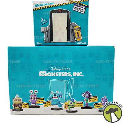 Beast Kingdom Monsters Inc. Mini Egg Attack 6-Piece Figure Set + Boo's Door • $44.95