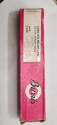 Burris 410361 LU-R Long Eye Relief Scope Mount Base Blackhawk Redhawk Ruger NOS • $15