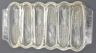 Indiana Glass 1940s MIRACLE MAIZE Glass Cornbread Mold • $17.95