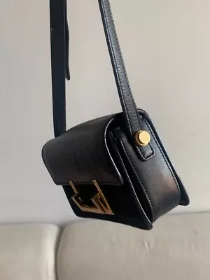 Authentic Yves Saint Laurent Lulu Black Leather Shoulder Bag • $800