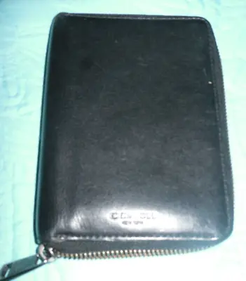Vintage Coach Black Leather Zip Around  Continental Wallet  • $89.50