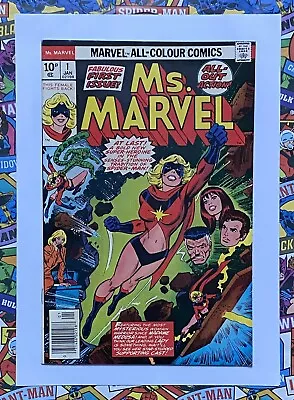 Ms MARVEL #1 - JAN 1977 - 1st Ms MARVEL APPEARANCE! - VFN (8.0) PENCE COPY! • £49.99