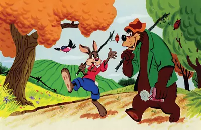 $16.49 • Buy Song Of The South Splash Mountain Brer Bear Rabbit Vintage Illustration Poster