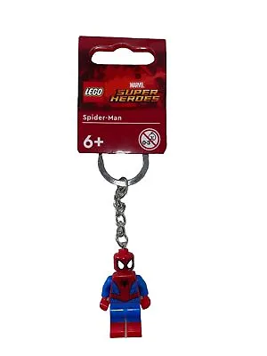 Lego Marvel Super Heroes Spider Man Keychain Red Blue Minifigure Keys Backpack • $10.99