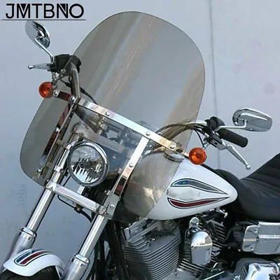 For Kawasaki Vulcan VN 500 800 1  7/8 Handlebar Motorcycle Windshield Windscreen • $69.19
