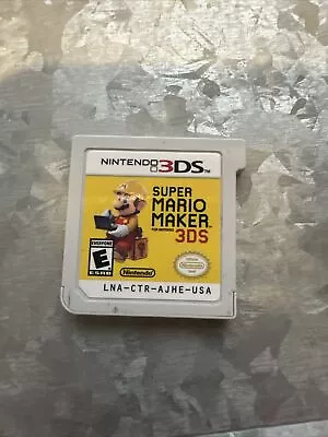 Super Mario Maker 3DS (Nintendo 3DS 2011) Cartridge Only • $11.40