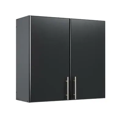Wall Mounted Garage Cabinet Storage Adjustable Removable Shelf 32 In Black • $123.38
