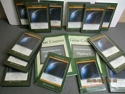 Great Courses - Algebra II Geometry Joy Of Math Zero To ∞ +Workbooks    #6490 • $64.98