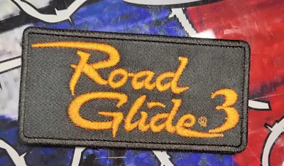 EMBROIDERED ROAD GLIDE 3 TRIKE MOTORCYCLE PATCH (Please Read Ad) • $8.65