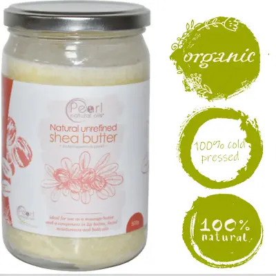 Organic Shea Butter Unrefined Natural  100% PURE & RAW From BURKINA FASO 500g • £8.80