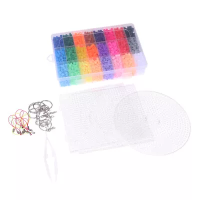 Fuse Beads Craft For Kids With Pegboards And Key Rings • £23.95