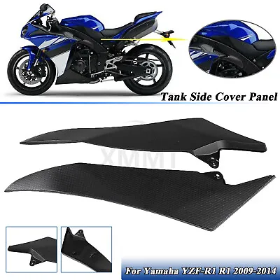 Motor Tank Side Covers Cowl Panel Fairing For Yamaha YZF-R1 R1 Raven 2009-2014 • $31.98