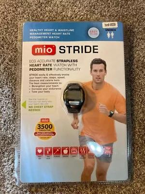 MIO Stride ECG Accurate Heart Rate Monitor Built In Pedometer Sport Watch NEW • $29.99
