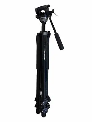 Manfrotto 701RC2 Video Fluid Head/ 055XDB Tripod Legs Ships FREE • $129.95