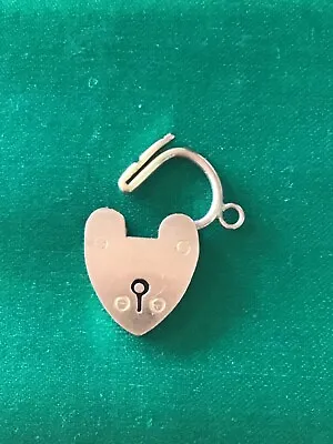 Antique 9ct Rose Gold Padlock For Bracelet • £99