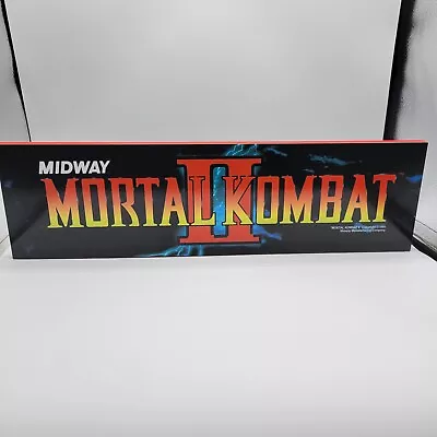 Arcade 1up Mortal Kombat II Wooden Marquee (2019 Tastemakers) OEM Gen 1 • $25.51