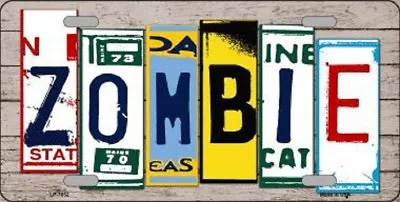 Zombie Metal Novelty License Plate Tag • $11.99