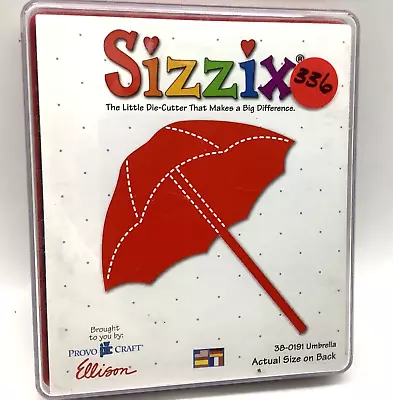 #336 Sizzix Umbrella Die 38-0191 Provo Craft Ellison • $5