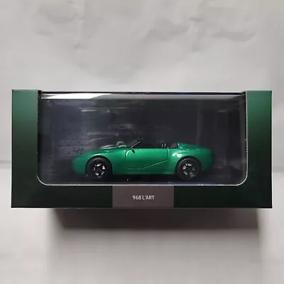 1:43 MINICHAMPS 1968 PORSCHE 968 L'Art De L'Automobile Cabrio Green LE  1968 Pc • $75