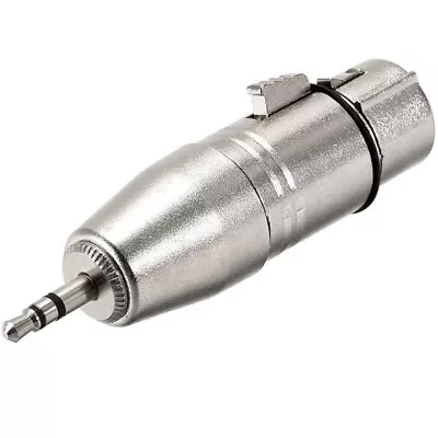 3 Pin XLR Female To 3.5mm AUX Adapter 1/4” Inch Male Microphone Connector • $8.95