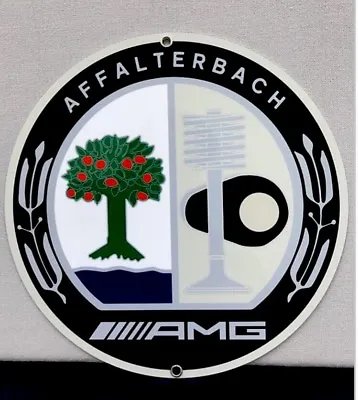 AMG Mercedes Vintage Logo Reproduction Garage Sign • $23