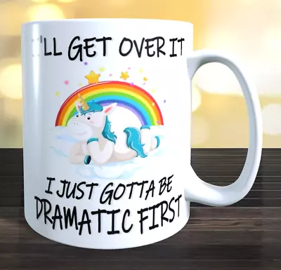 Funny Coffee Mug CUTE UNICORN Quote Slogan Sarcastic Mum Birthday Present Gift • $23.95